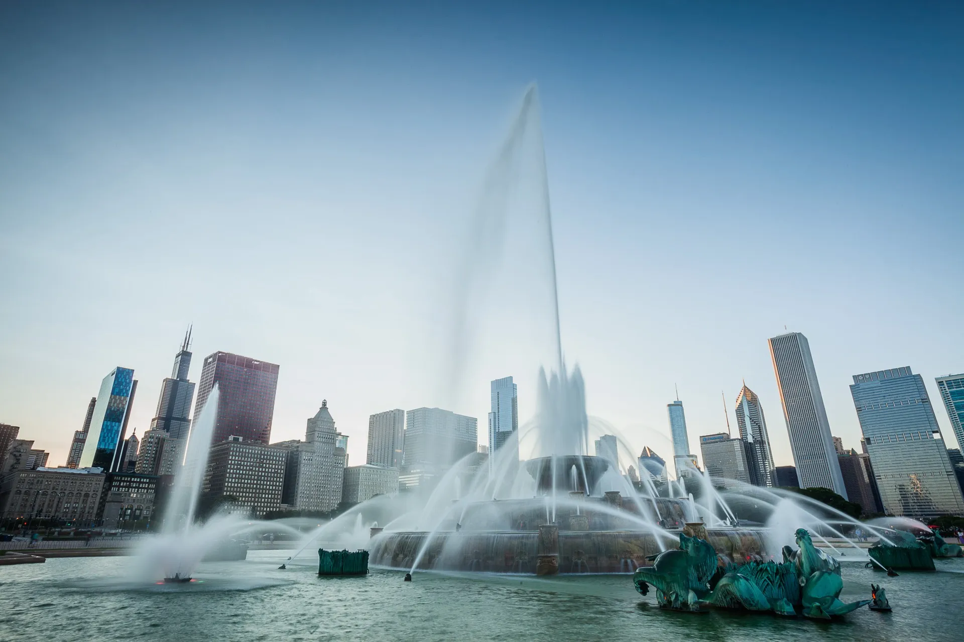 Buckingham Fountain in Chicago, Illinois